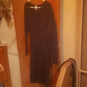 No boundaries long sleeve mid length dress.